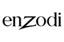 The black lowercase brand name 'enzodi' in a clean serif typeface, centered on a solid white background.